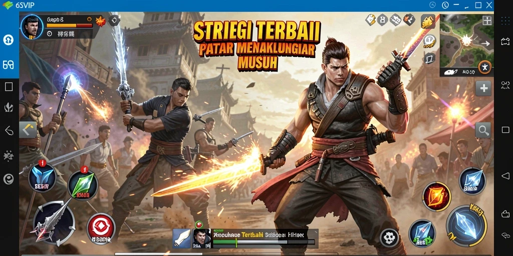 Screenshot gameplay 6SVIP yang menampilkan aksi strategis yang mendebarkan.