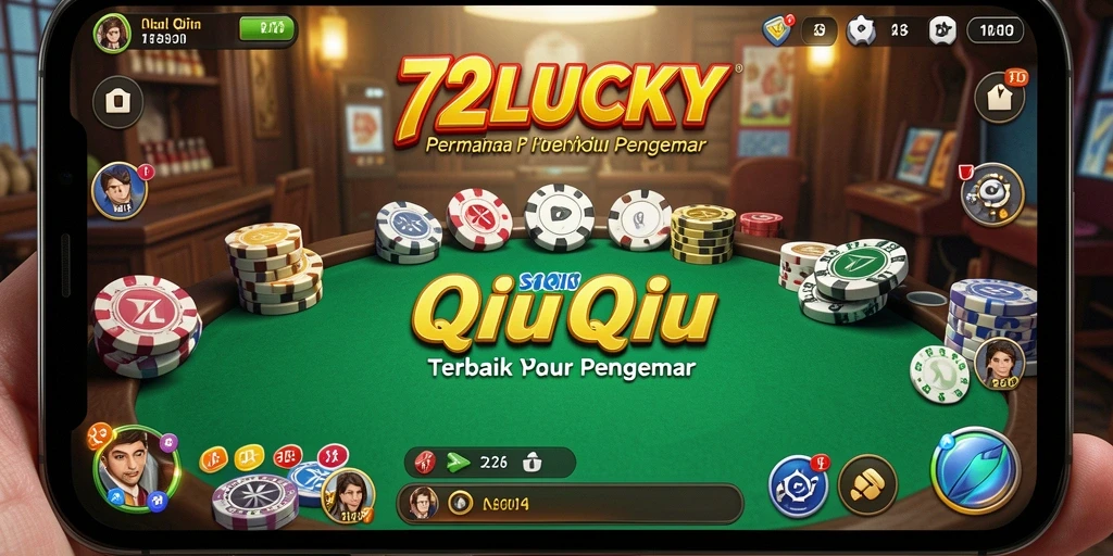 Ilustrasi gameplay seru di 72LUCKY QiuQiu.