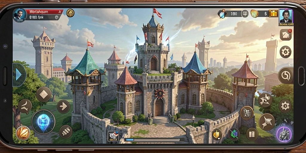 Gameplay seru dan menegangkan di <strong>8180</strong> Tower Defense.
