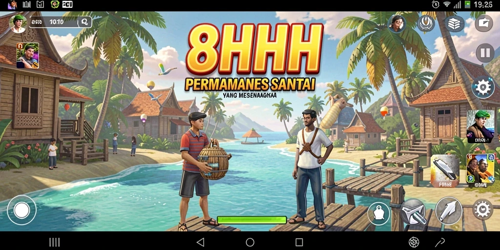 Screenshot gameplay <strong>8HHH</strong> yang menampilkan keseruan permainan casual.