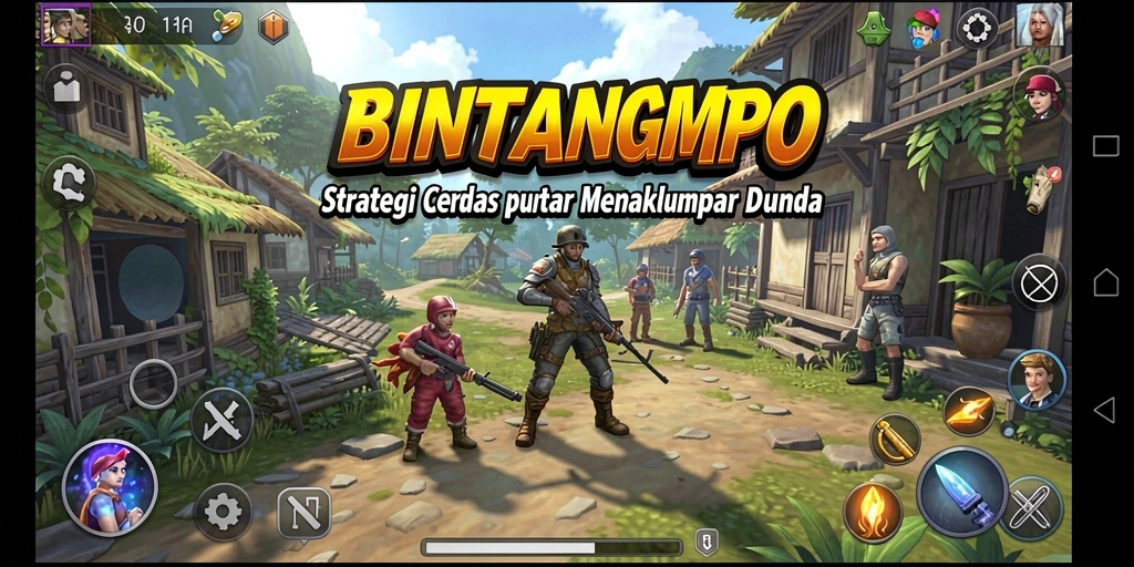 Screenshot dari gameplay BINTANGMPO menunjukkan strateginya yang intens.