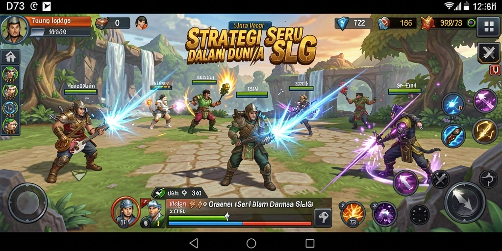 Tampilan menarik dari gameplay D73 yang penuh strategi.