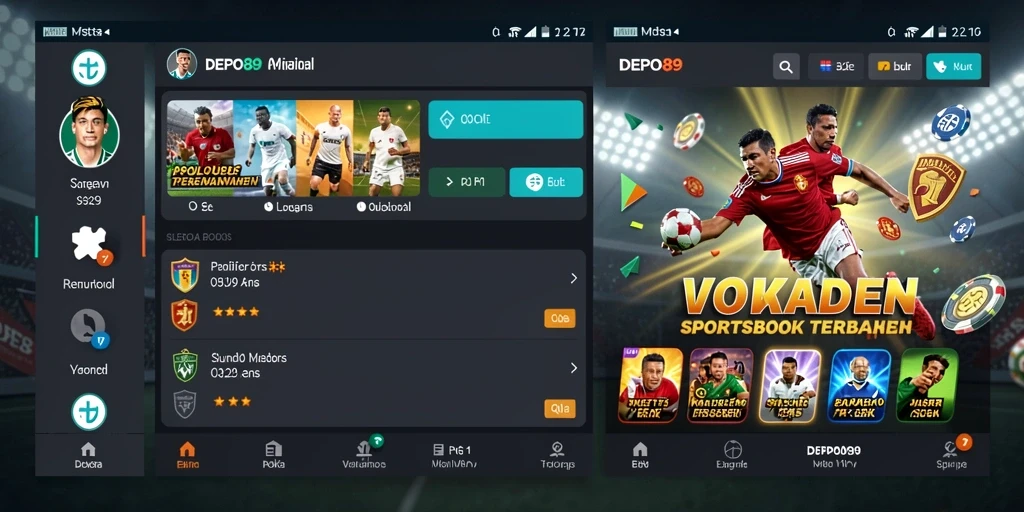 Tampilan menarik dari gameplay Sportsbook DEPO89.