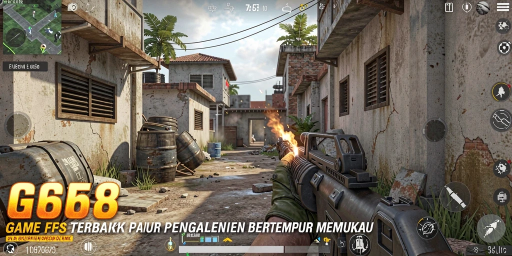 Tampilan gameplay G668 yang seru dan penuh aksi FPS.