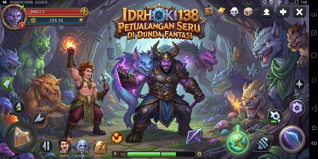 Screenshot gameplay IDRHOKI138 menunjukkan aksi petualangan yang seru.