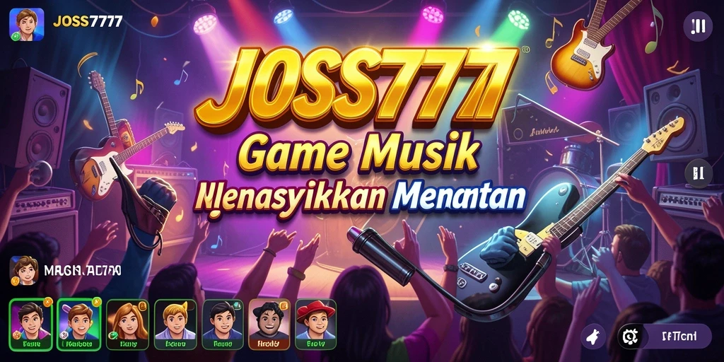 Tampilan gameplay JOSS777 yang penuh warna dan interaktif.