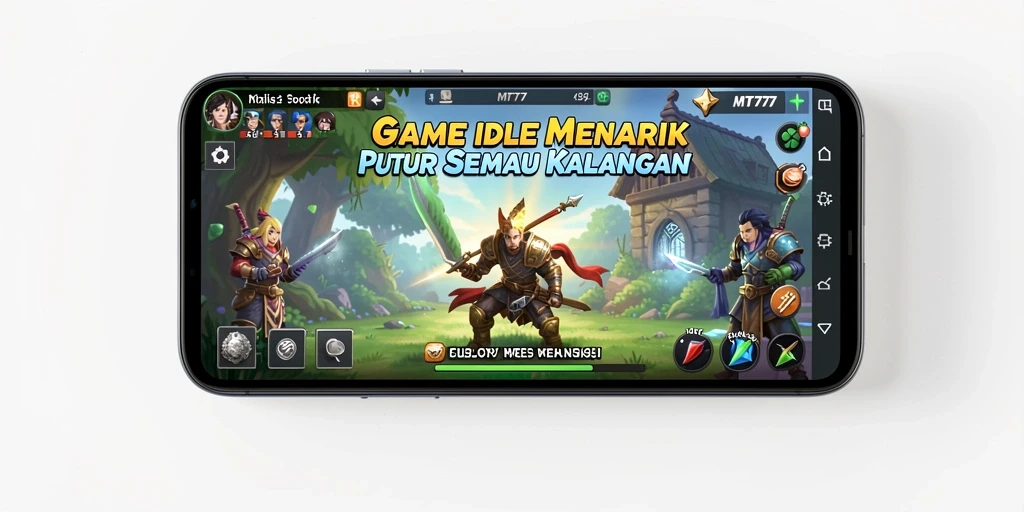 Tampilan gameplay MT777 dengan mekanika Idle yang menarik.