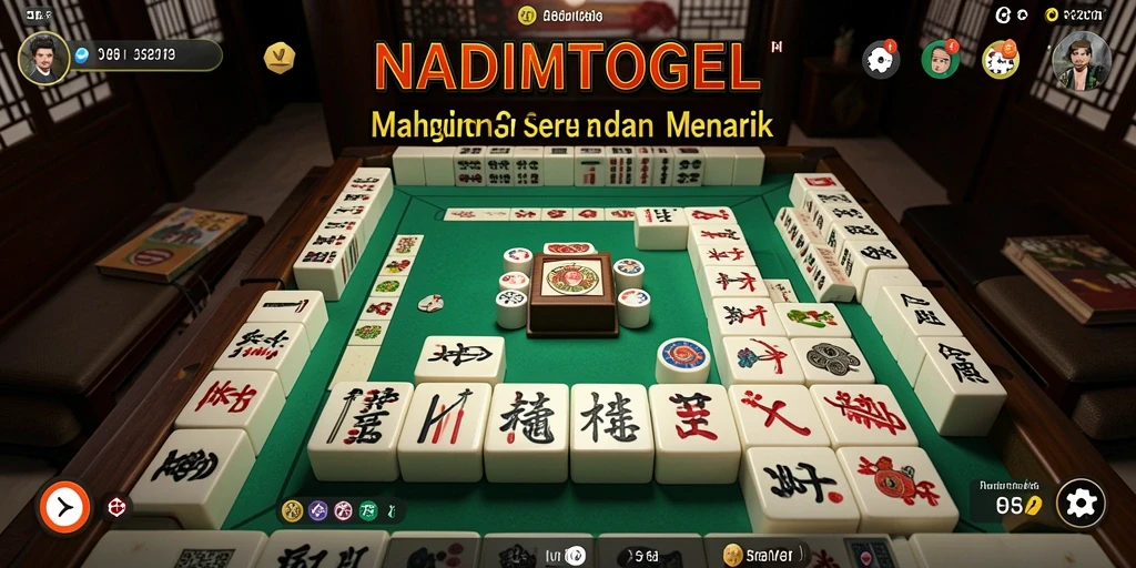 Tampilan gameplay <strong>NADIMTOGEL</strong> yang menarik dan seru saat bermain Mahjong.