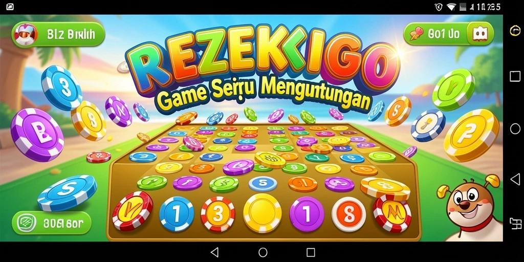 Tampilan gameplay seru di REZEKIGO saat bermain Bingo.