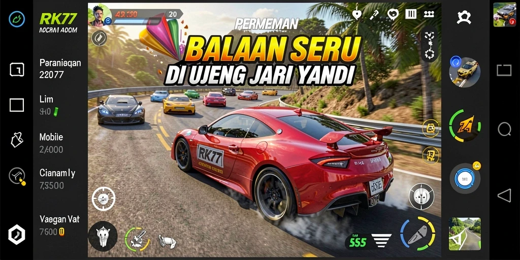 Tampilan gameplay RK77 yang menegangkan dan penuh aksi.