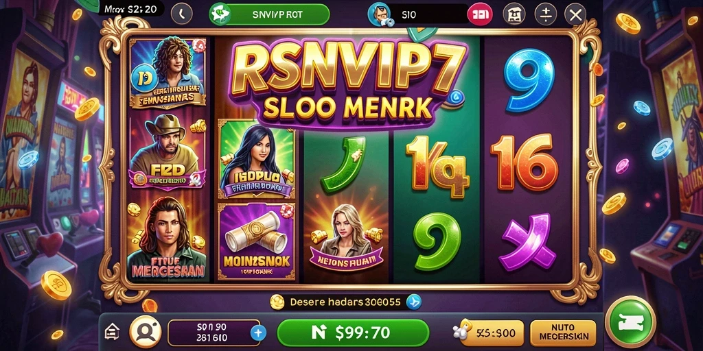 Tampilan gameplay RSNVIP7 dengan grafis slot yang menawan.