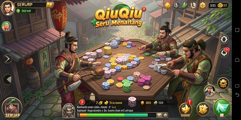 Gameplay seru QiuQiu di SERURP yang menantang.
