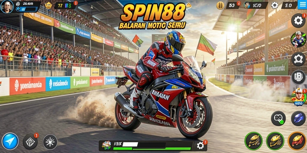 Tampilan gameplay SPIN88 yang intens dan mendebarkan.