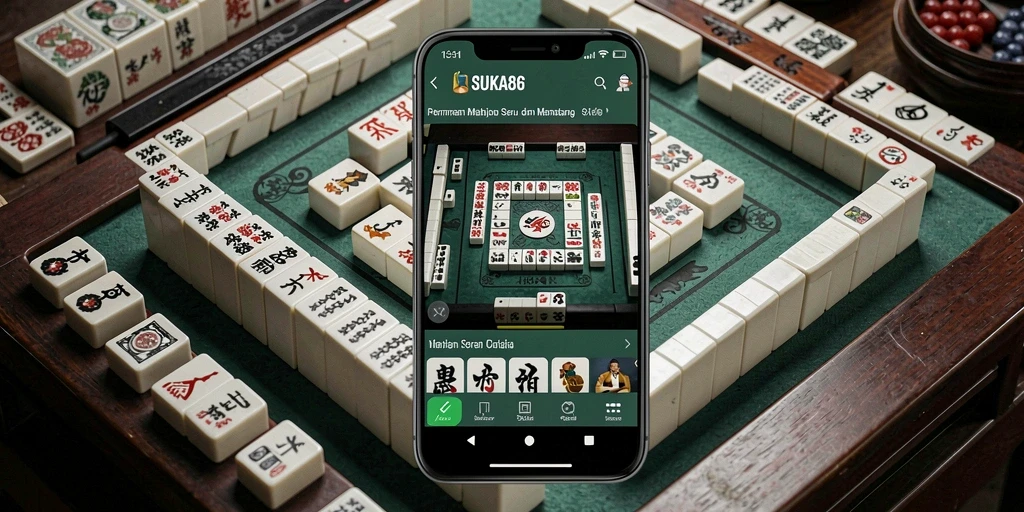 Tampilan menarik dari gameplay Mahjong di SUKA86.