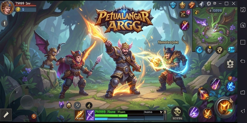 Tangkapan layar gameplay T9999 menunjukkan aksi pertempuran yang mendebarkan.